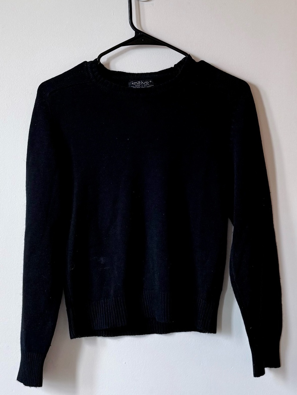 Vintage Black Crewneck Sweater